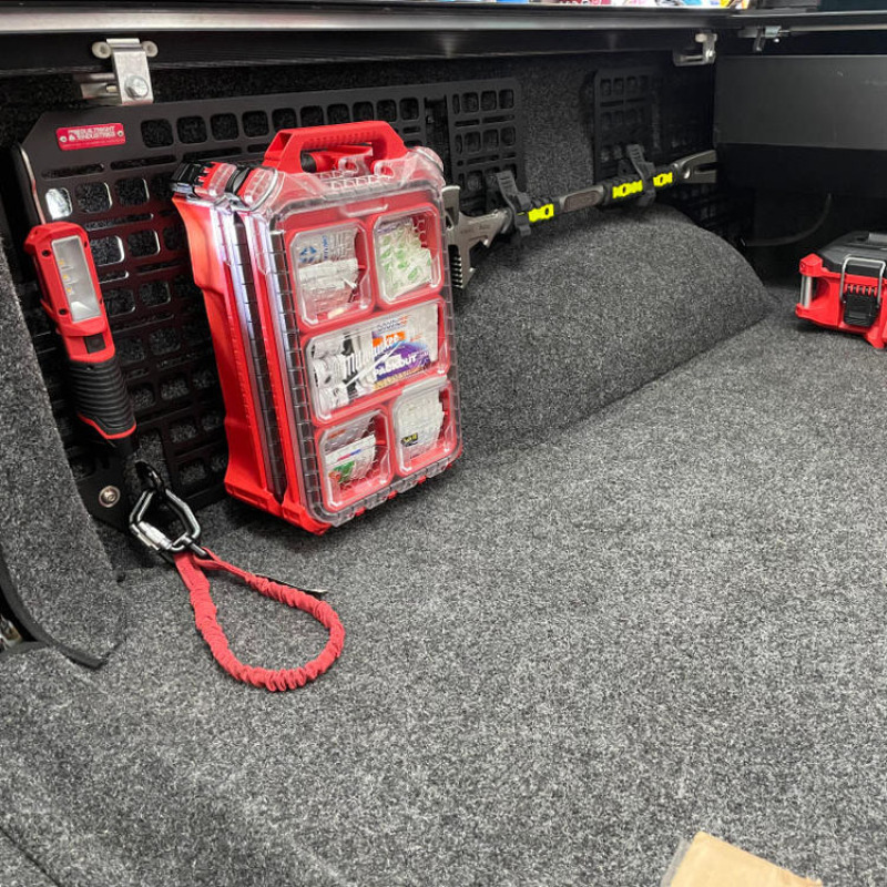 RAM 1500 Bedside Rack System - BuiltRight Industries - 4pc Kit - `19-`27